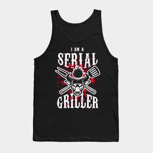 BBQ Serial Griller Barbeque Tank Top by TEEWEB